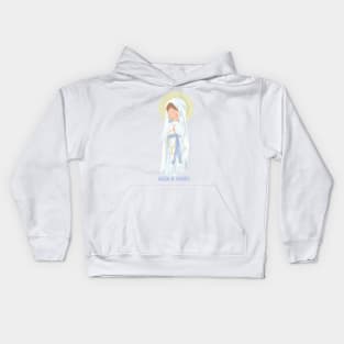 Virgin of Lourdes Kids Hoodie